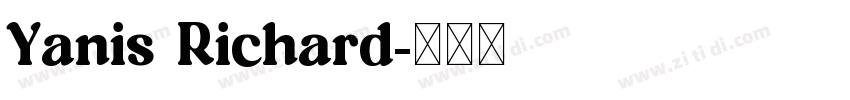 Yanis Richard字体转换